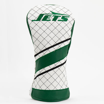 Team Golf New York Jets DR/FW Quilted Headcovers