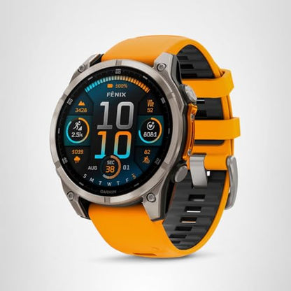 Garmin fēnix® 8 – 43mm, AMOLED, Premium Multisport GPS Smartwatch