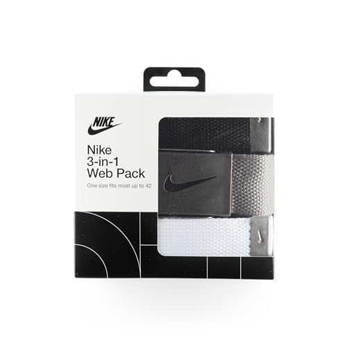 Nike Men's 3 Pack Golf Web Belt