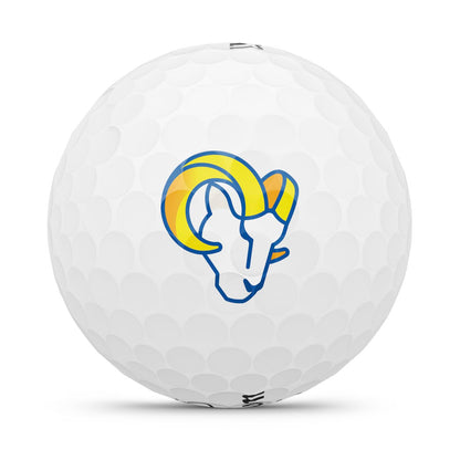 LA Rams WILSON 2025 Duo Soft NFL Golf Balls