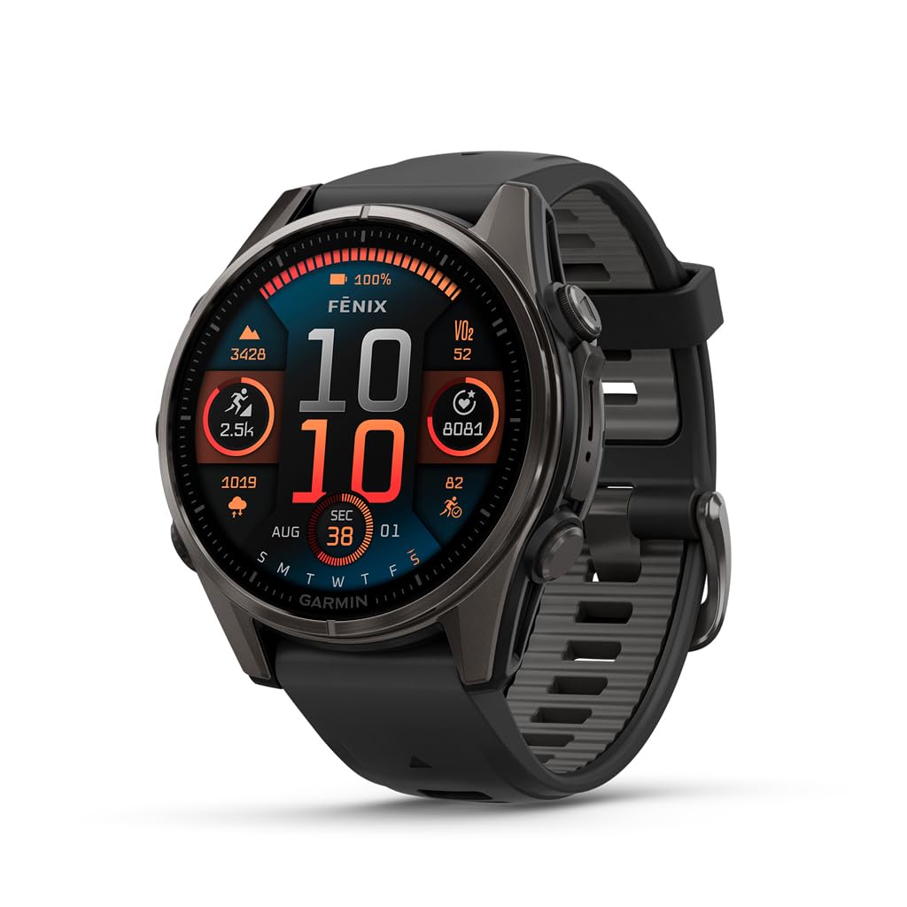 Garmin fēnix® 8 – 43mm, AMOLED, Premium Multisport GPS Smartwatch