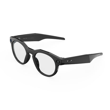 Oakley | Meta HSTN - with Meta AI, Audio, Photo, Video Compatibility - Warm Grey, Prizm™ Ruby