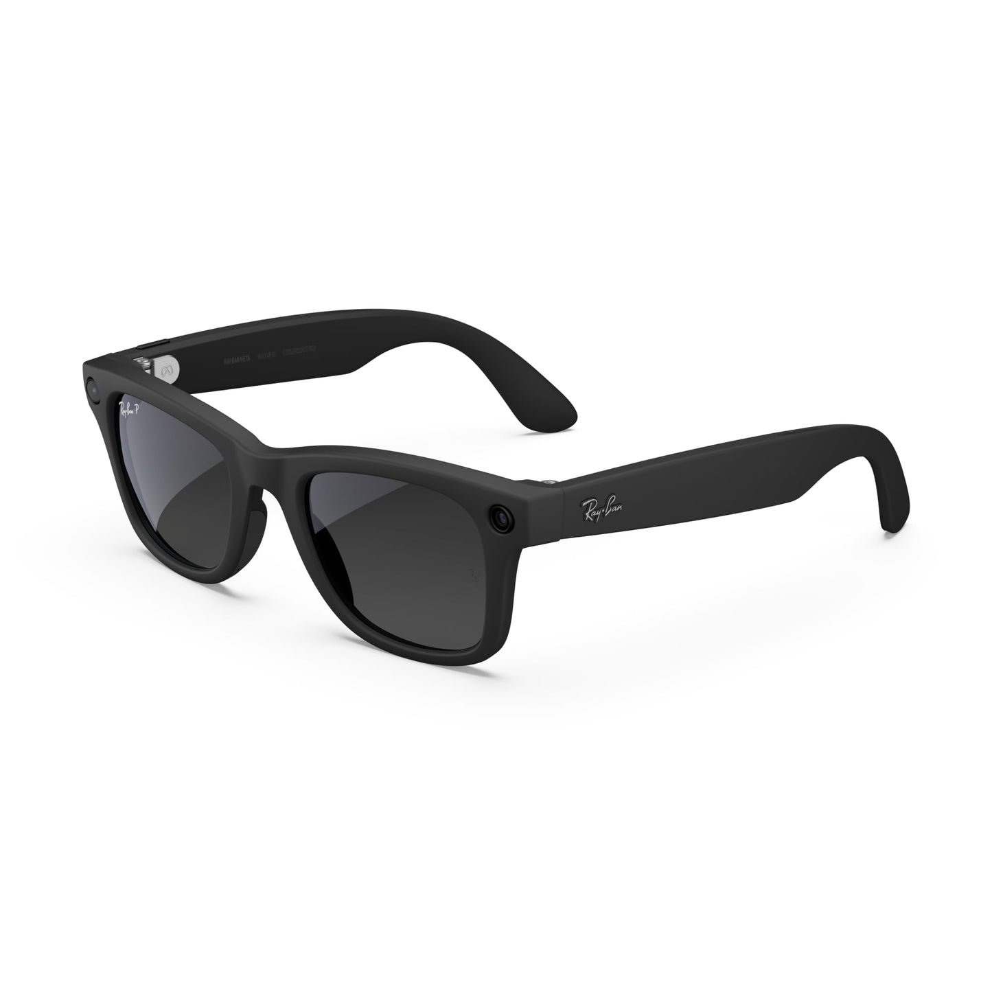 Ray-Ban | Meta Wayfarer Large (Gen 2) - Matte Black, Polarized Gradient Graphite lenses