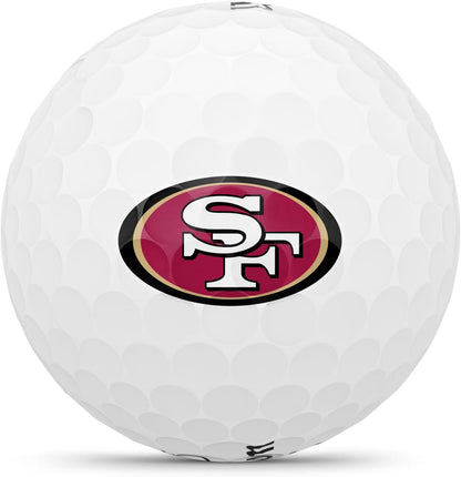 San Francisco 49ers WILSON 2025 Duo Soft NFL Golf Balls