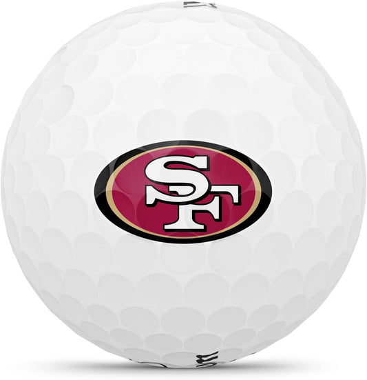 San Francisco 49ers WILSON 2025 Duo Soft NFL Golf Balls