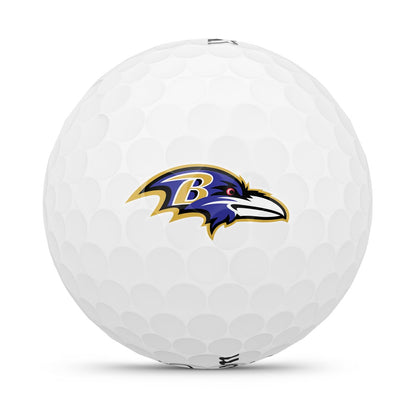 Baltimore Ravens WILSON 2025 Duo Soft NFL Golf Balls
