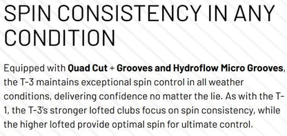 Mizuno Pro T3 Black Ion Wedge