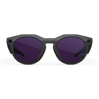 Oakley | Meta HSTN - with Meta AI, Audio, Photo, Video Compatibility - Warm Grey, Prizm™ Ruby