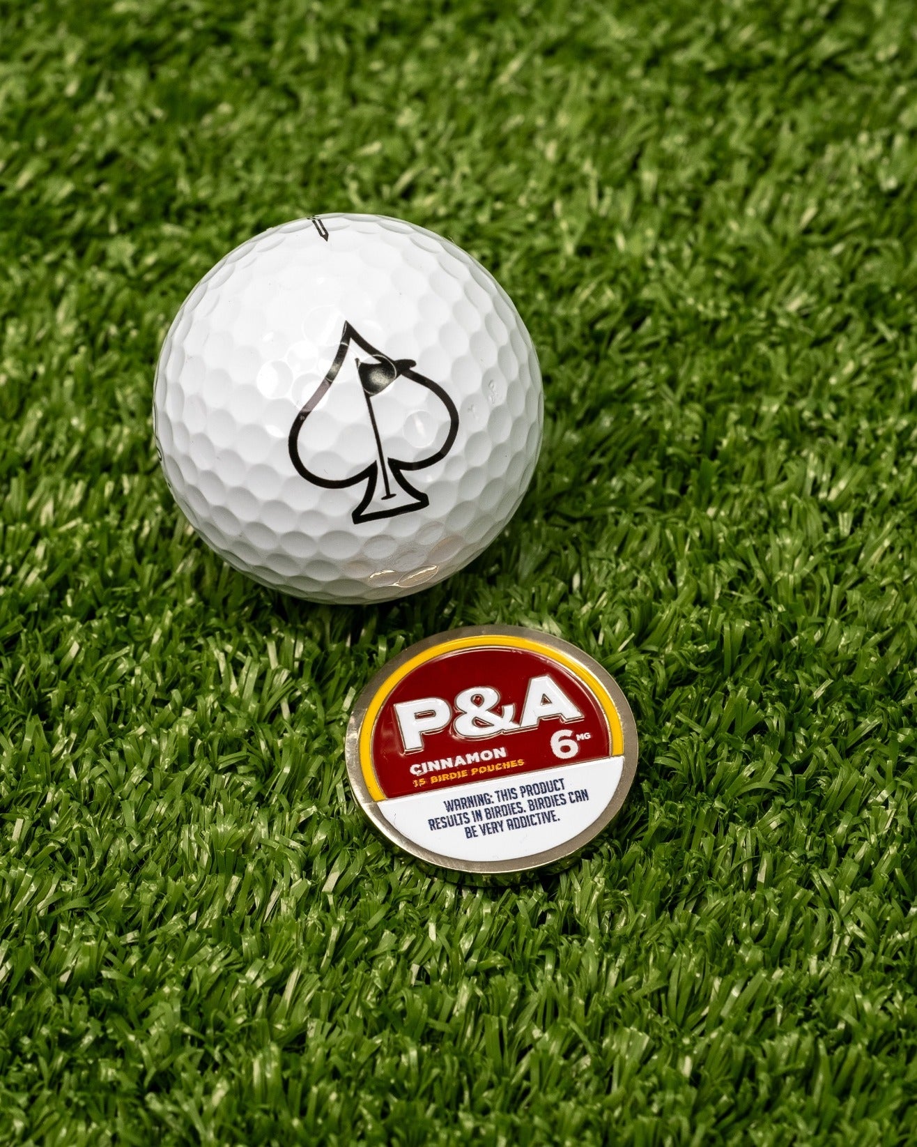 6 Milly - Cinnamon Ball Marker - Pins and Aces