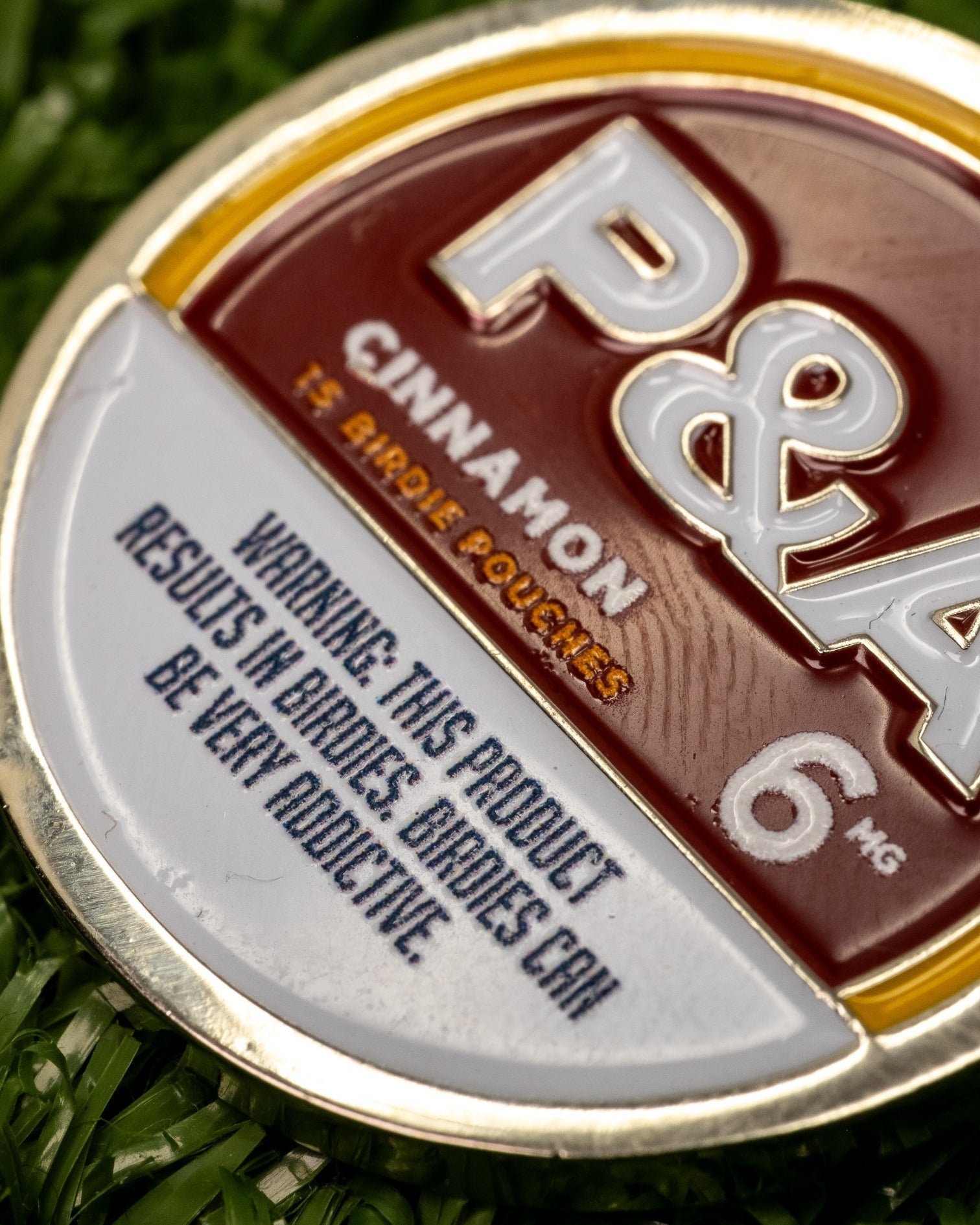 6 Milly - Cinnamon Ball Marker - Pins and Aces