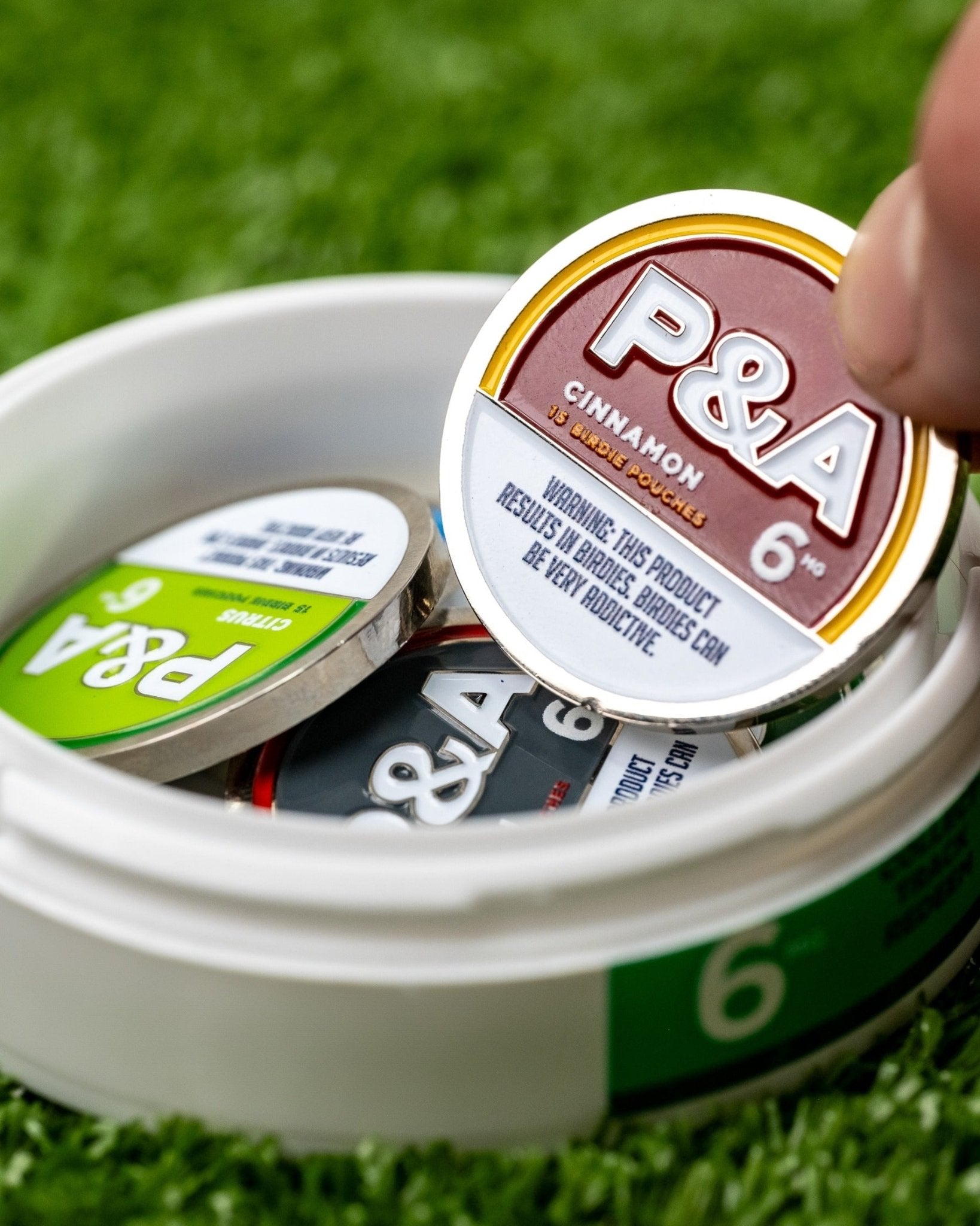 6 Milly - Cinnamon Ball Marker - Pins and Aces