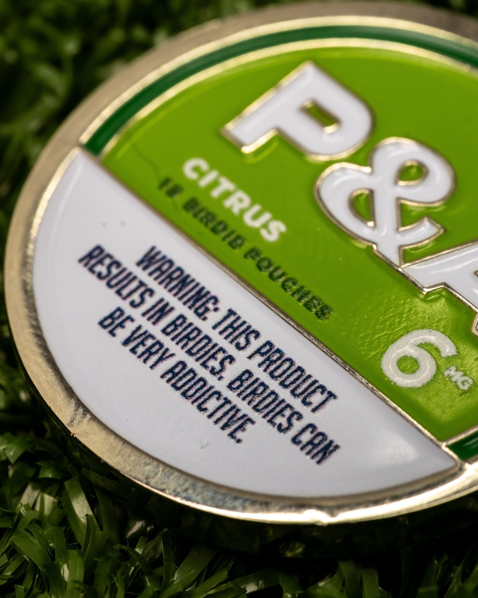 6 Milly - Citrus Ball Marker - Pins and Aces