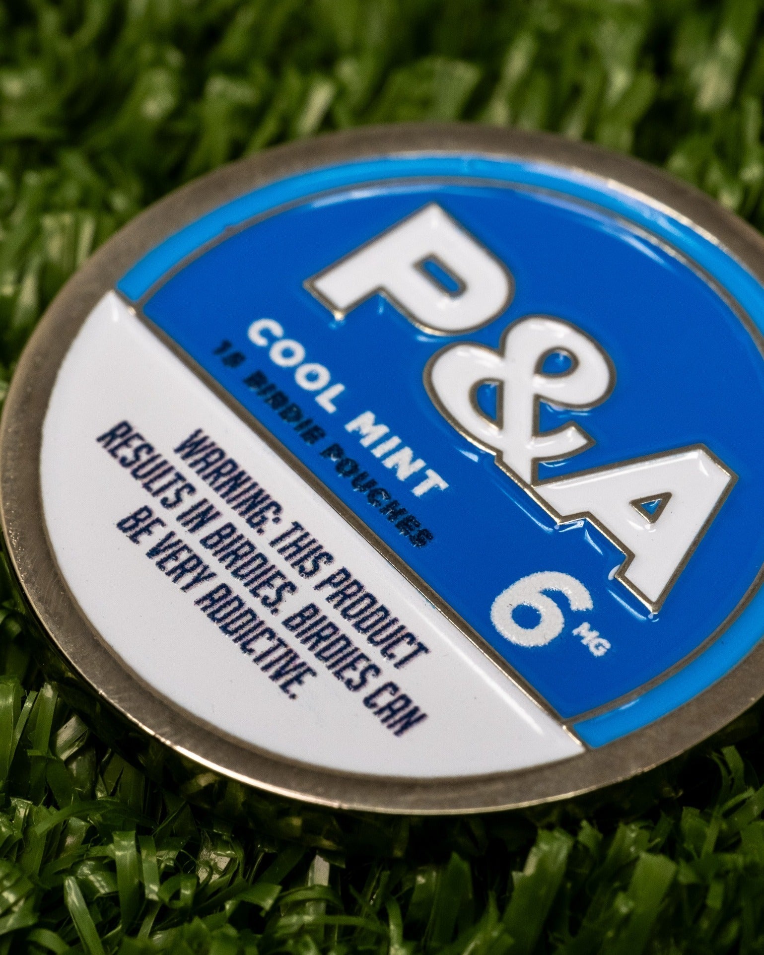 6 Milly - Cool Mint Ball Marker - Pins and Aces