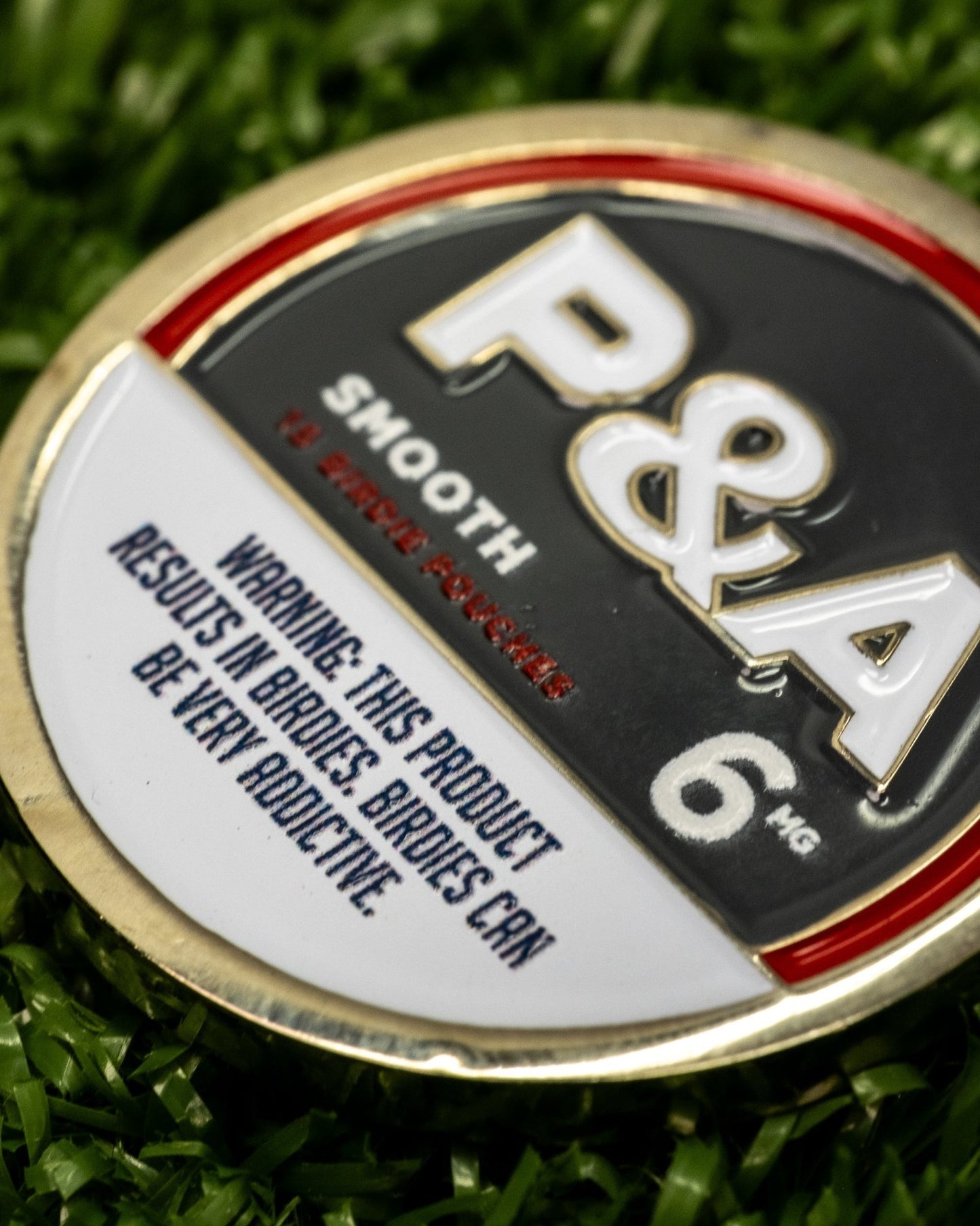 6 Milly - Smooth Ball Marker - Pins and Aces