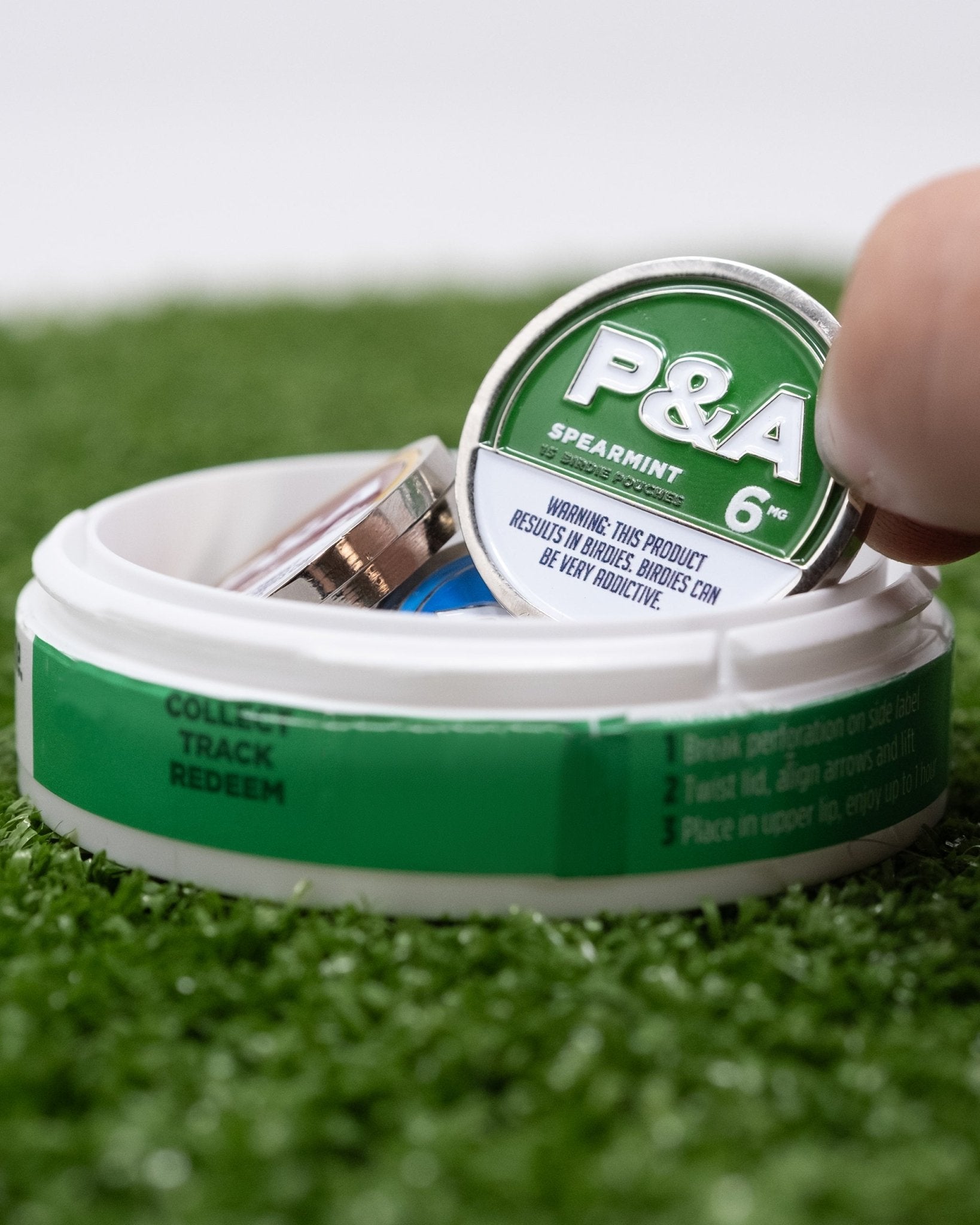 6 Milly - Spearmint Ball Marker - Pins and Aces