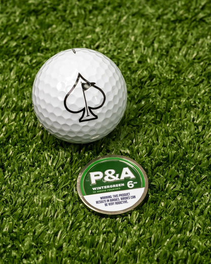 6 Milly - Wintergreen Ball Marker - Pins and Aces