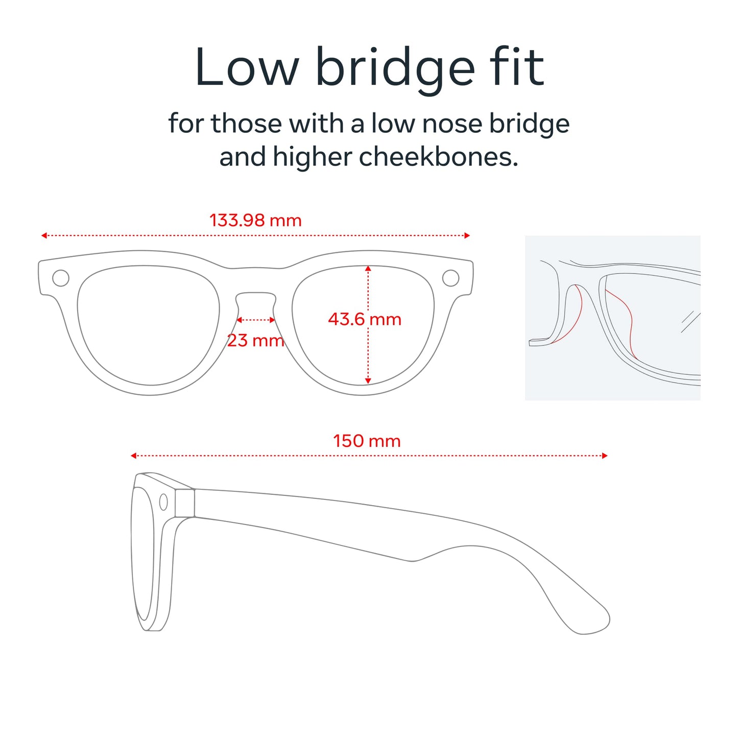 Ray-Ban | Meta Headliner (Gen 2) - Shiny Black, Transitions® Sapphire lenses