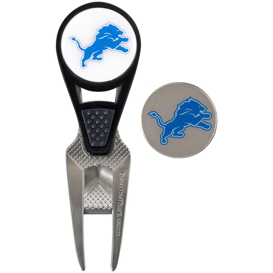 Detroit Lions CVX Ball Mark Repair Tool & 2 Ball Markers |Team Effort