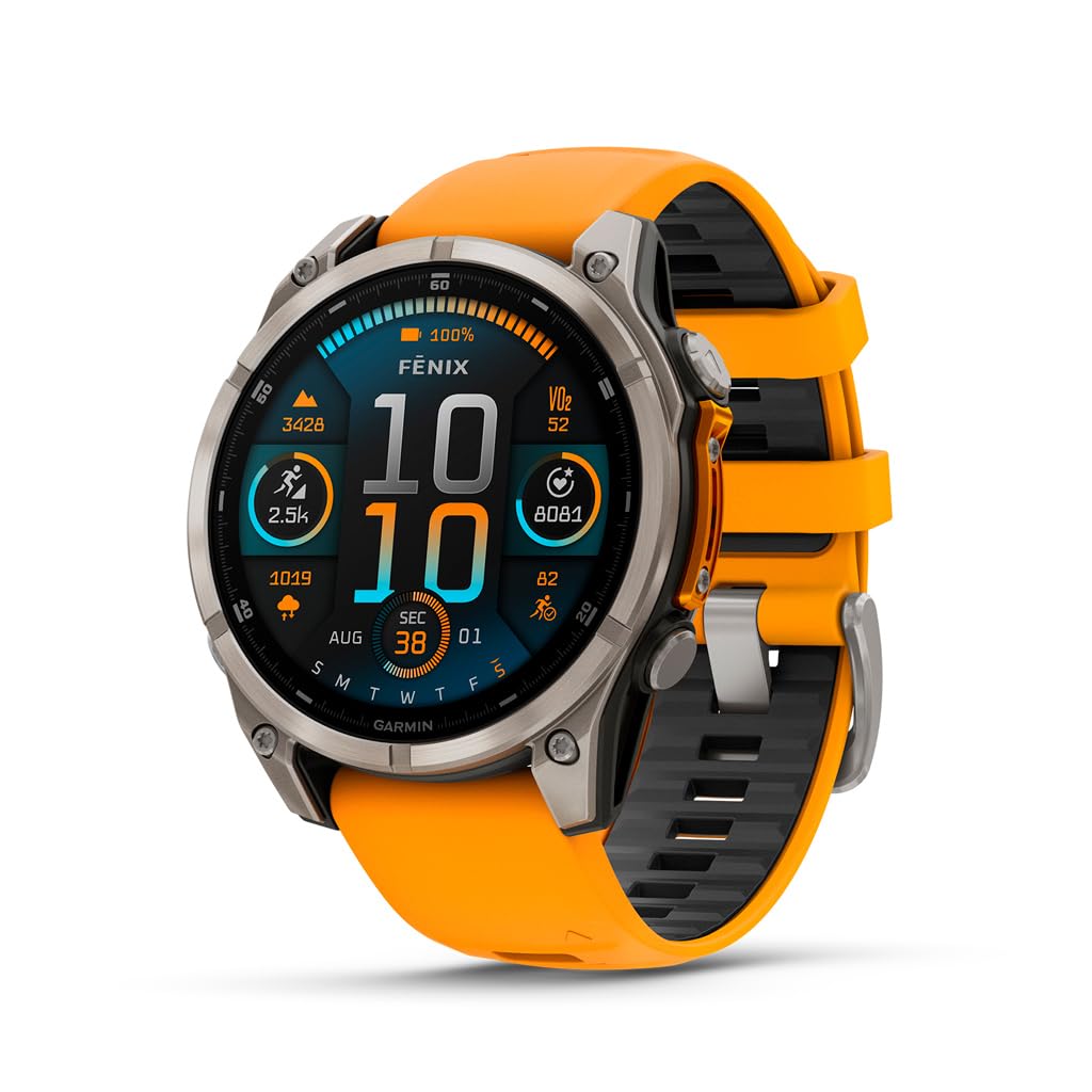 Garmin fēnix® 8 – 43mm, AMOLED, Premium Multisport GPS Smartwatch