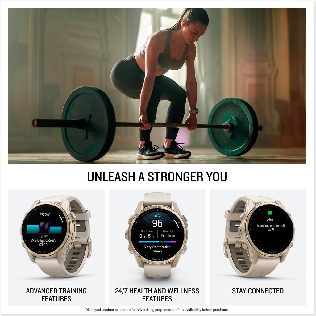 Garmin fēnix® 8 – 43mm, AMOLED, Premium Multisport GPS Smartwatch