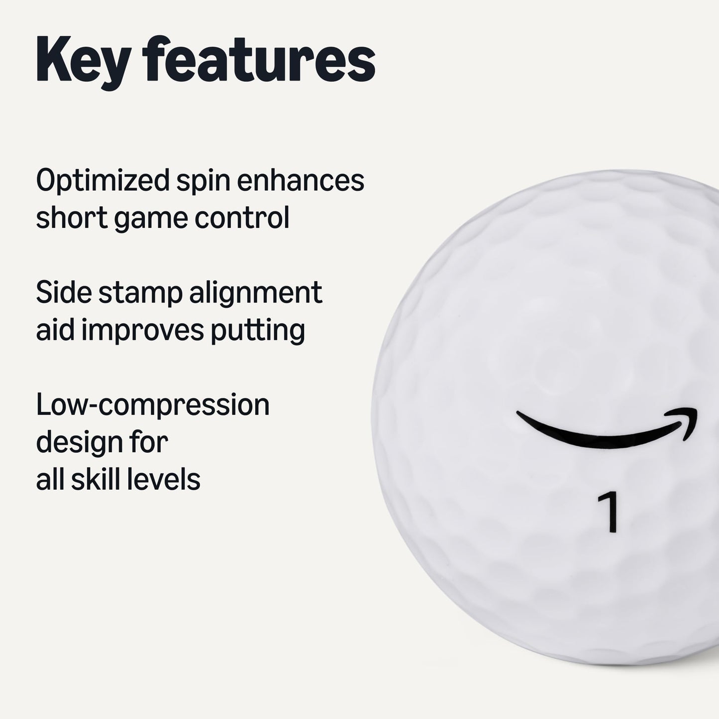 Amazon Basics Core Soft Golf Balls