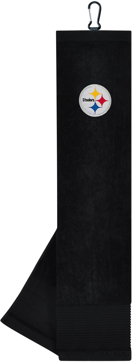 Pittsburgh Steelers Face/Club Tri-Fold Embroidered Towel |Team Effort