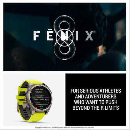 Garmin fēnix® 8 – 43mm, AMOLED, Premium Multisport GPS Smartwatch