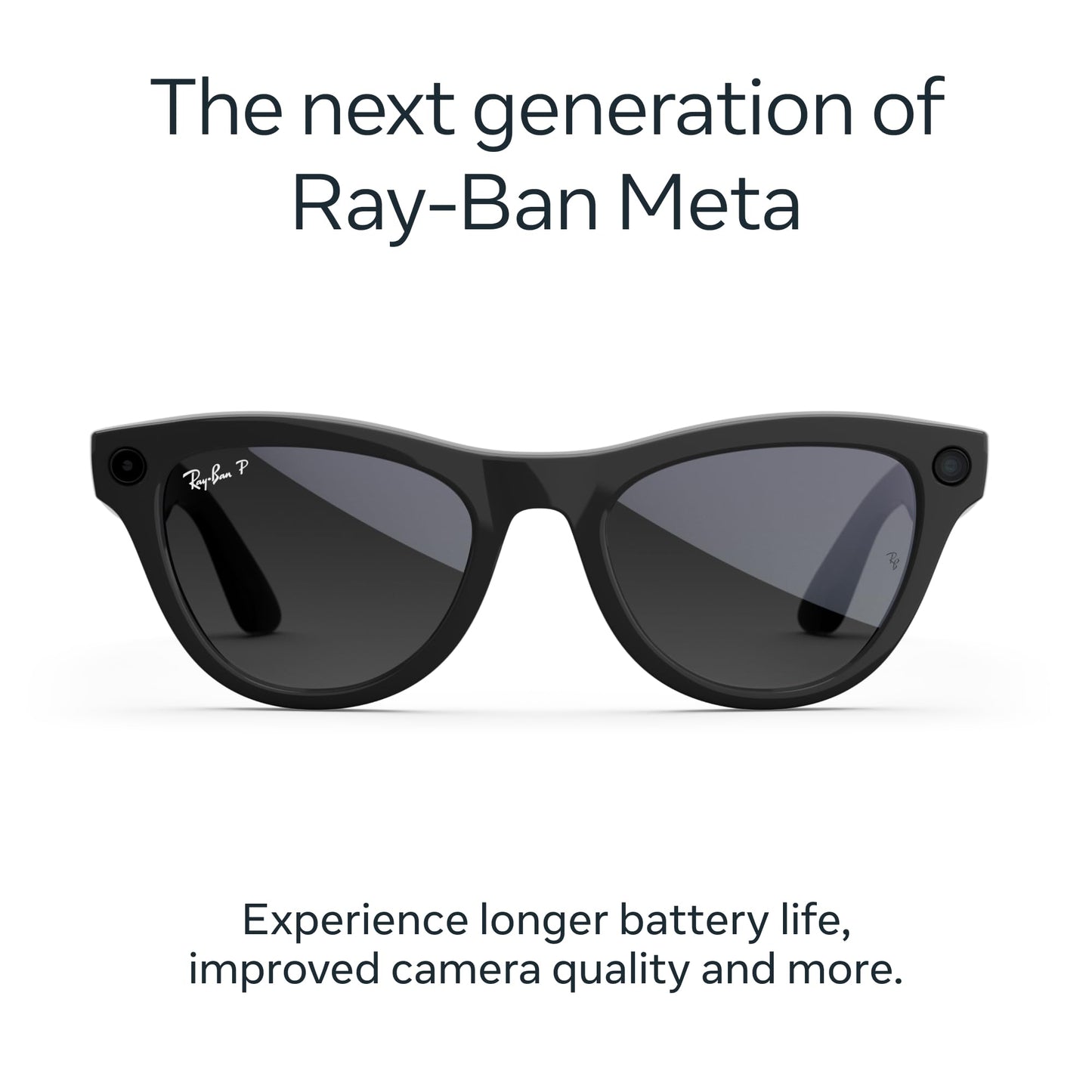 Ray-Ban | Meta Skyler (Gen 2) - Shiny Black, Green lenses