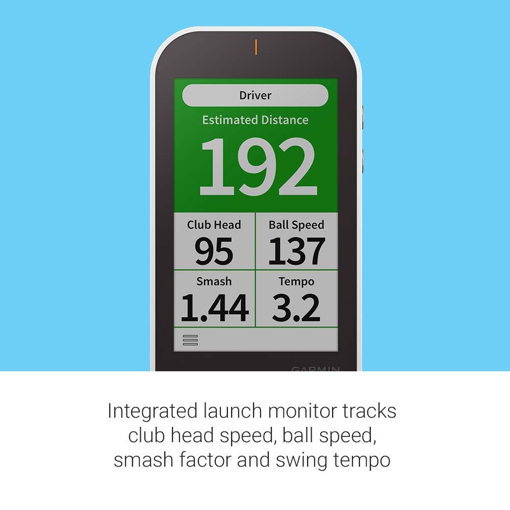 Garmin Approach G80, All-in-One Premium GPS Golf Handheld with Integrated Launch Monitor, 3.5" Touchscreen