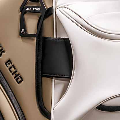 ASK ECHO Soundless Cart Golf Bag with 15 Way Full Length Dividers Golf SLC-130LE Cart Bag