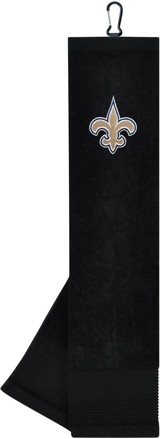 New Orleans Saints Face/Club Tri-Fold Embroidered Towel |Team Effort
