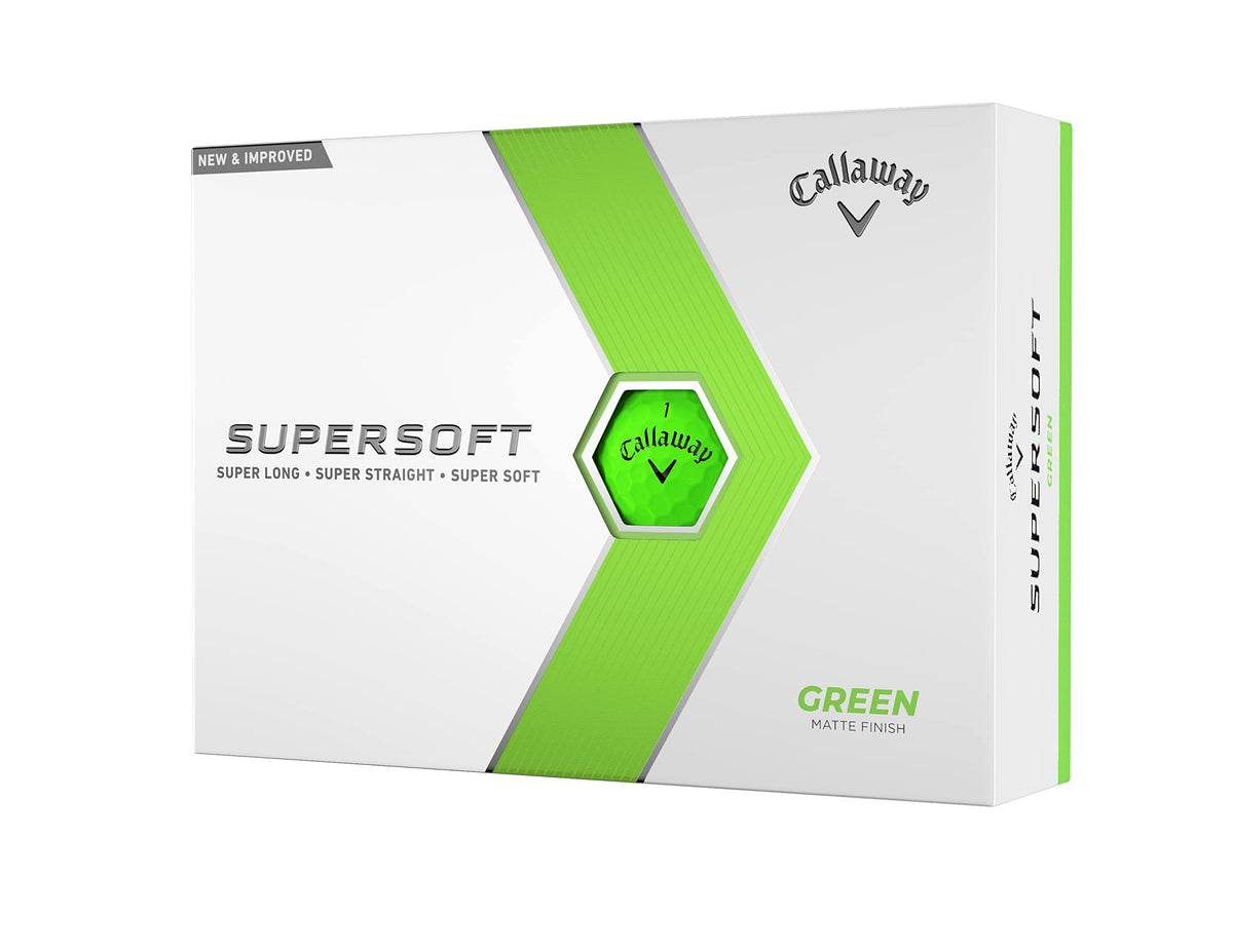 Callaway Golf Supersoft Golf Balls - Green - 2023