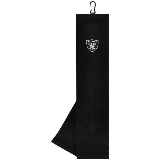 Las Vegas Raiders Face/Club Tri-Fold Embroidered Towel |Team Effort