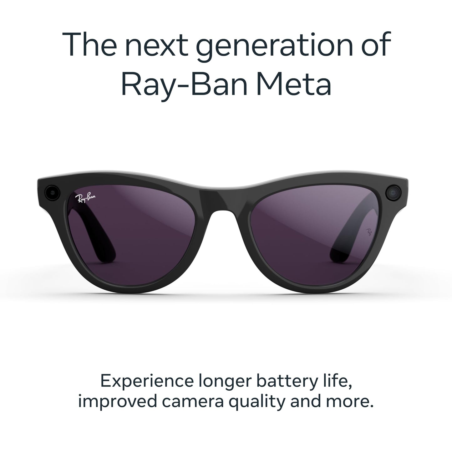 Ray-Ban | Meta Skyler (Gen 2) - Shiny Black, Green lenses