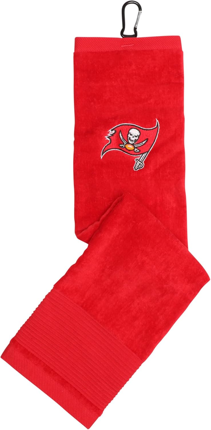 Tampa Bay Buccaneers Face/Club Tri-Fold Embroidered Towel |Team Effort