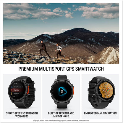 Garmin fēnix® 8 – 43mm, AMOLED, Premium Multisport GPS Smartwatch