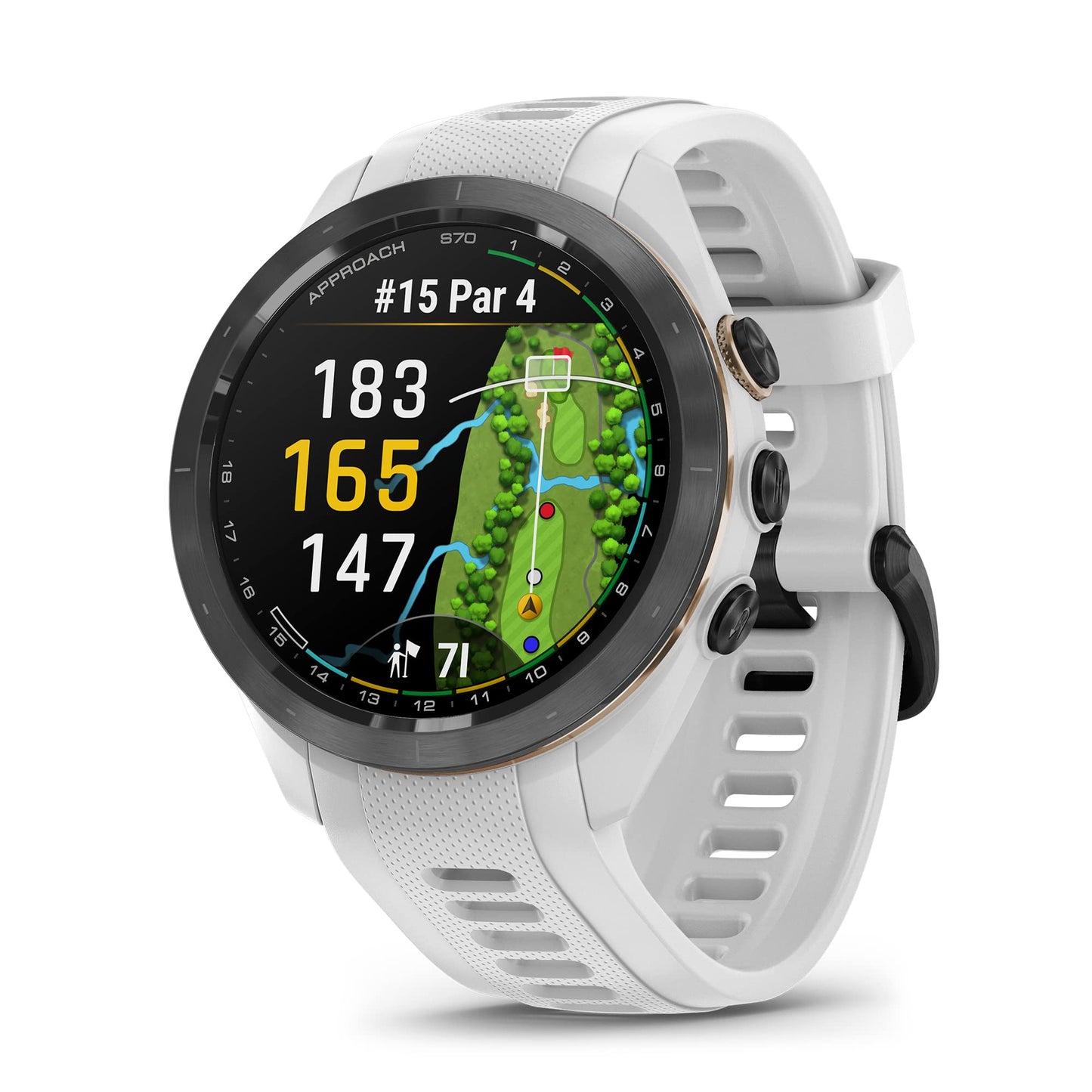 Garmin Approach S70, 47mm, Premium GPS Golf Watch