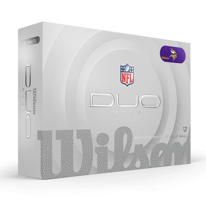 Minnesota Vikings WILSON 2025 Duo Soft NFL Golf Balls