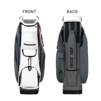 ASK ECHO Soundless Cart Golf Bag with 15 Way Full Length Dividers Golf SLC-130LE Cart Bag