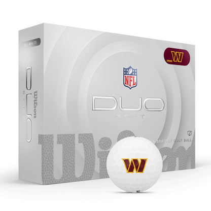 Washington Commanders WILSON 2025 Duo Soft NFL Golf Balls