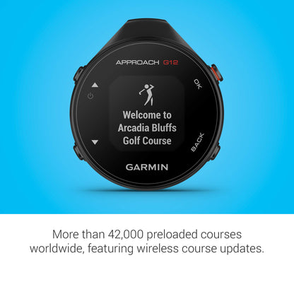 Garmin Approach G12, Clip-on Golf GPS Rangefinder