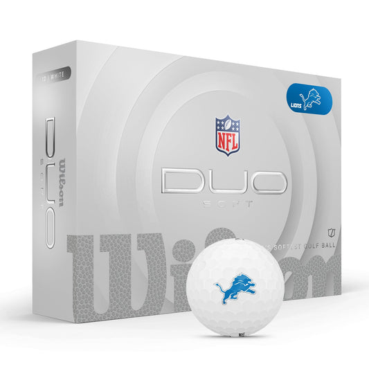 Detroit Lions WILSON 2025 Duo Soft NFL Golf Balls