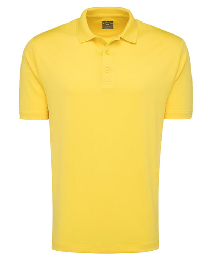 Callaway Mens Solid Opti-dri Short Sleeve Stretch Golf Polo