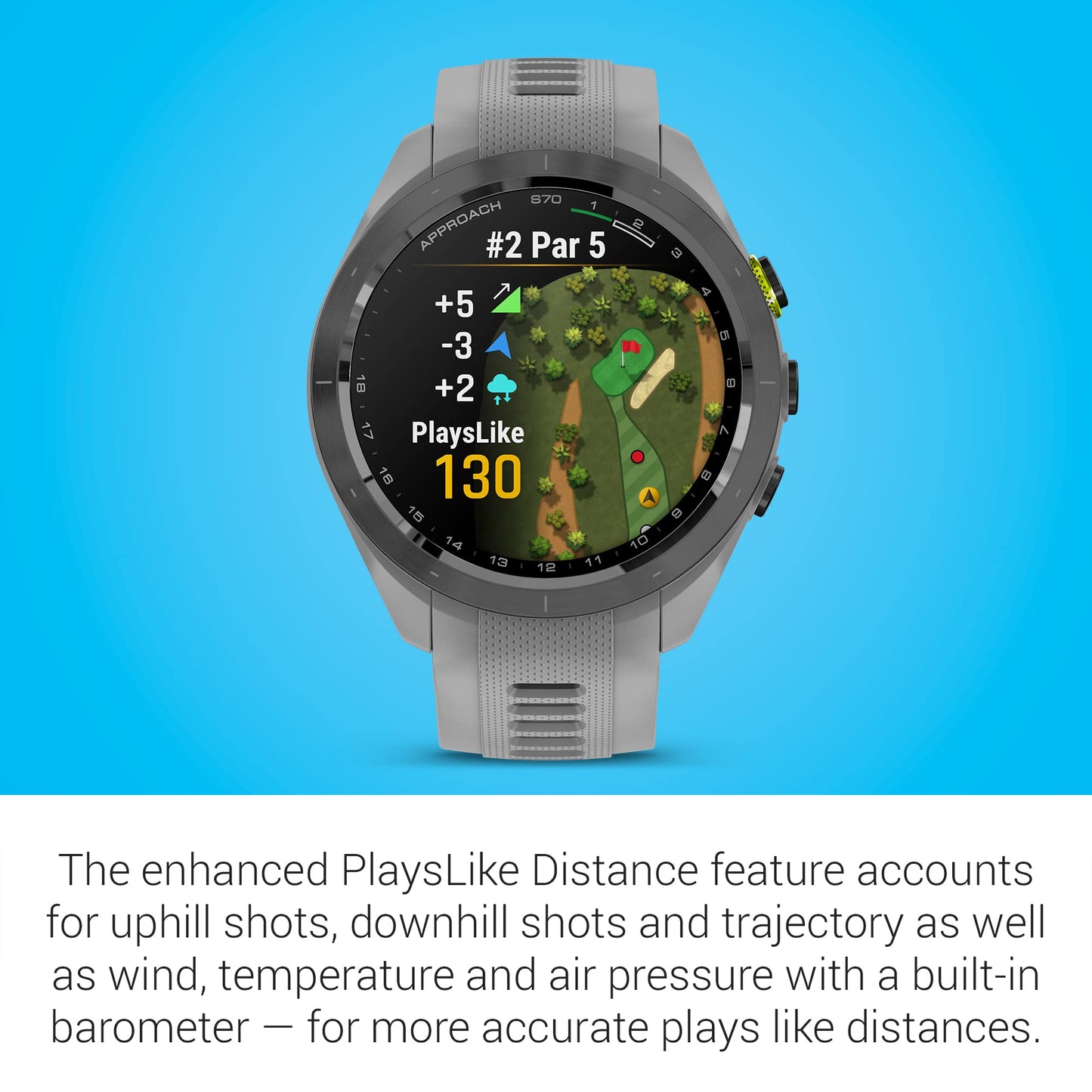 Garmin Approach S70, 47mm, Premium GPS Golf Watch