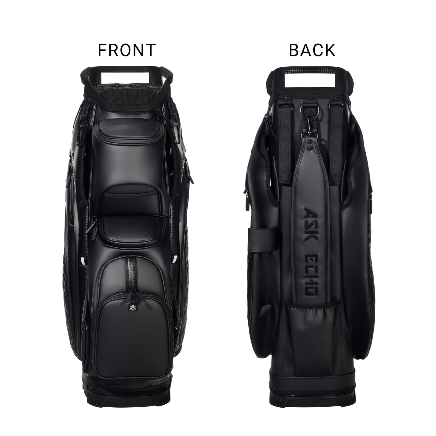 ASK ECHO Soundless Cart Golf Bag with 15 Way Full Length Dividers Golf SLC-130LE Cart Bag