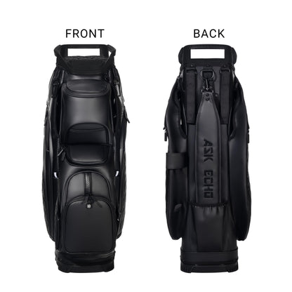 ASK ECHO Soundless Cart Golf Bag with 15 Way Full Length Dividers Golf SLC-130LE Cart Bag
