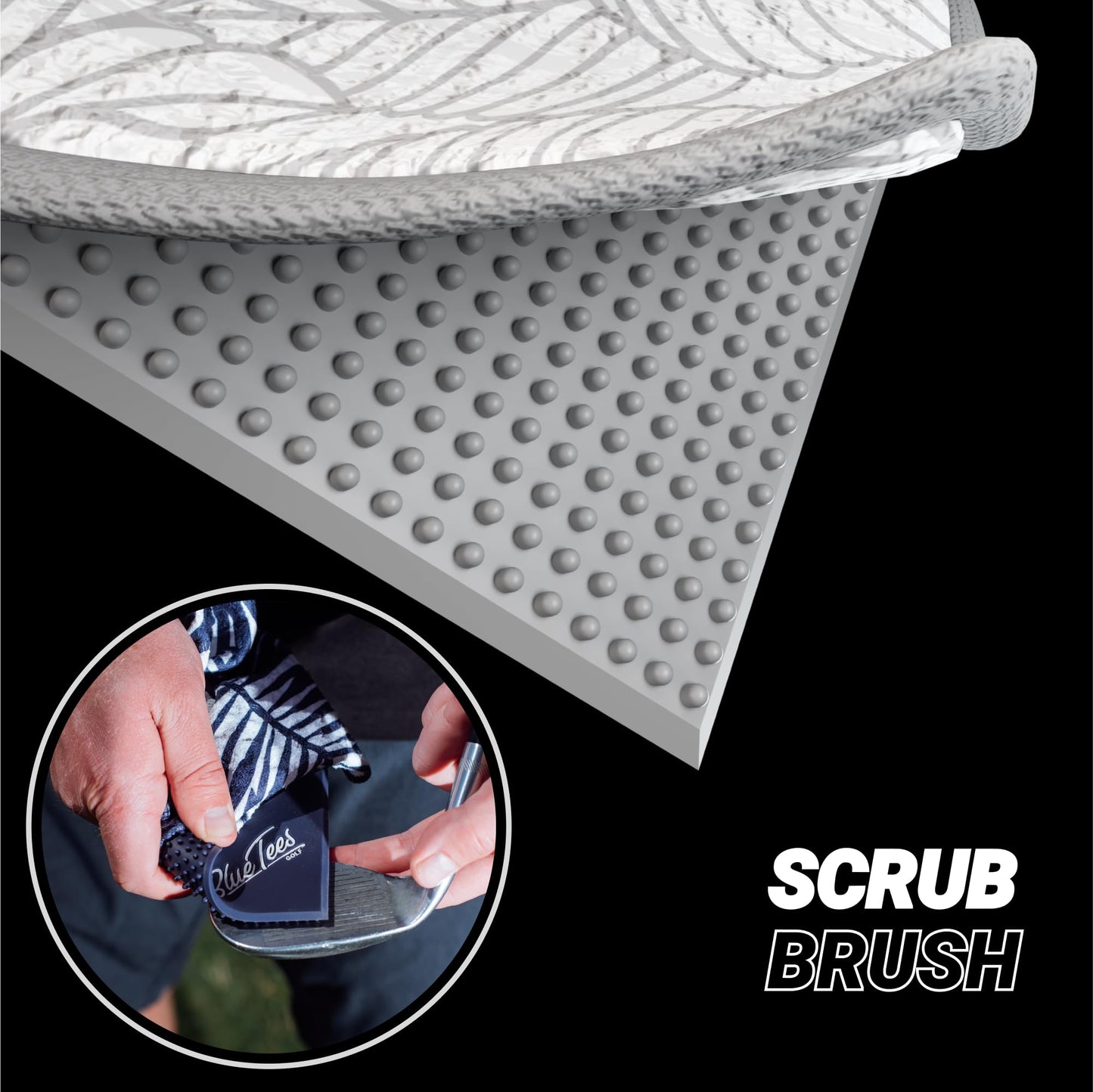 Blue Tees Golf Premium Magnetic Towel