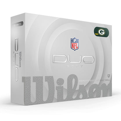 Green Bay Packers WILSON 2025 Duo Soft NFL Golf Balls