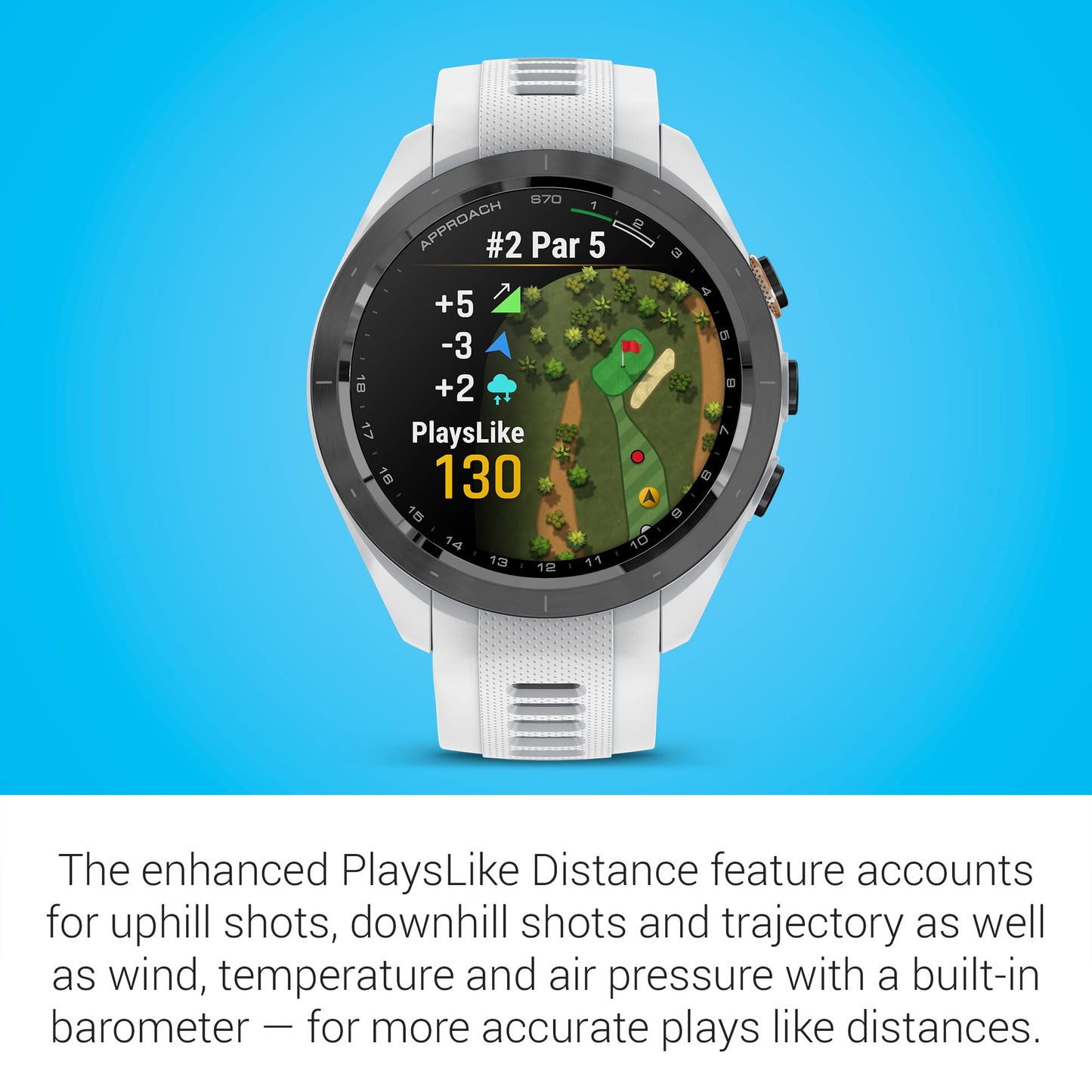 Garmin Approach S70, 47mm, Premium GPS Golf Watch