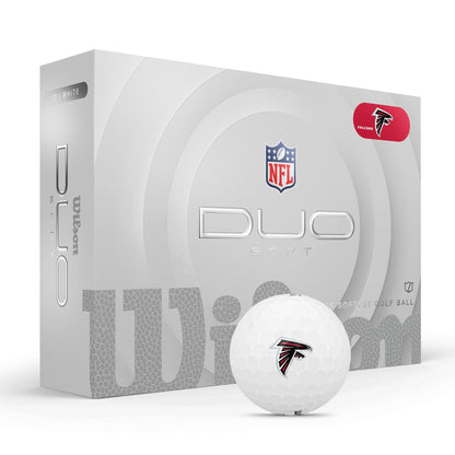Atlanta Falcons WILSON 2025 Duo Soft NFL Golf Balls